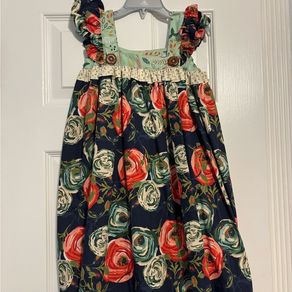 Cheeky Plum Orange Casual Sundress with Puff Cap Sleeves